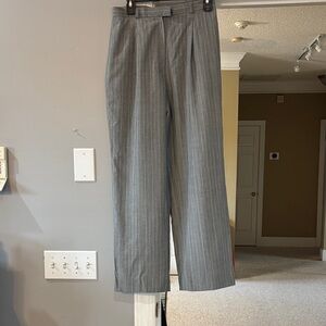NWT Rena Rowan Gray Striped Women's Trousers